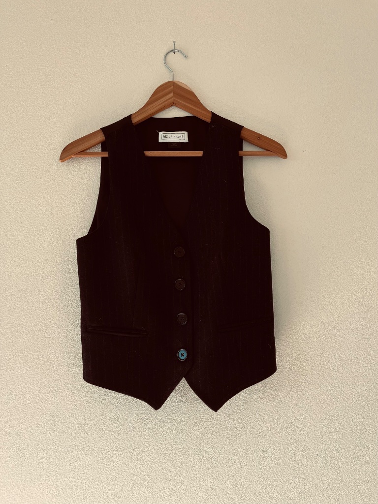 Bella Freud Chrissy Waistcoat Vest, Size 6 — image 5 of 6